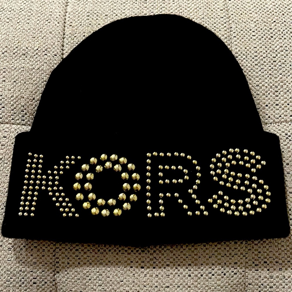 Michael Kors studded cuff hat